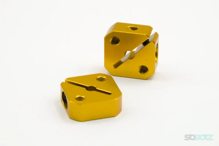 Gold Clamp Hub for custom wheels (2 pack) - SoBotz photo 3 of 5